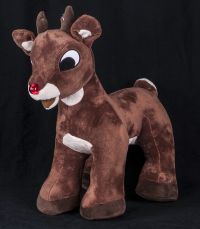 Dan Dee Collectors Choice Rudolph 22" Plush Christmas Display Nose Lights U